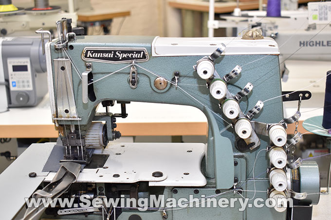 Sewing machine for bonadex elastic
