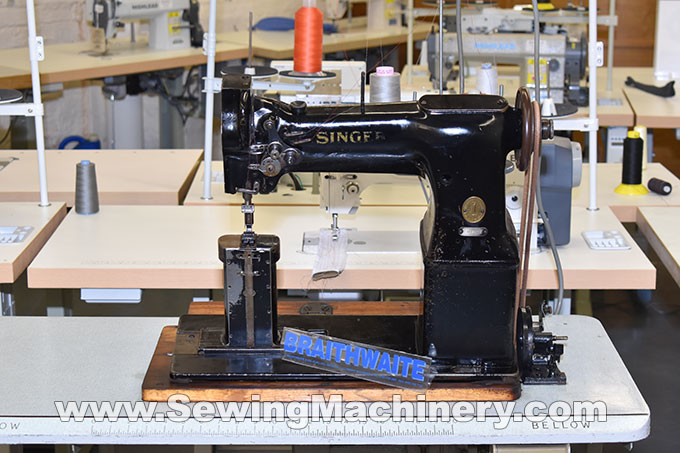 Singer 138W101 twin needle post bed sewing machine £795